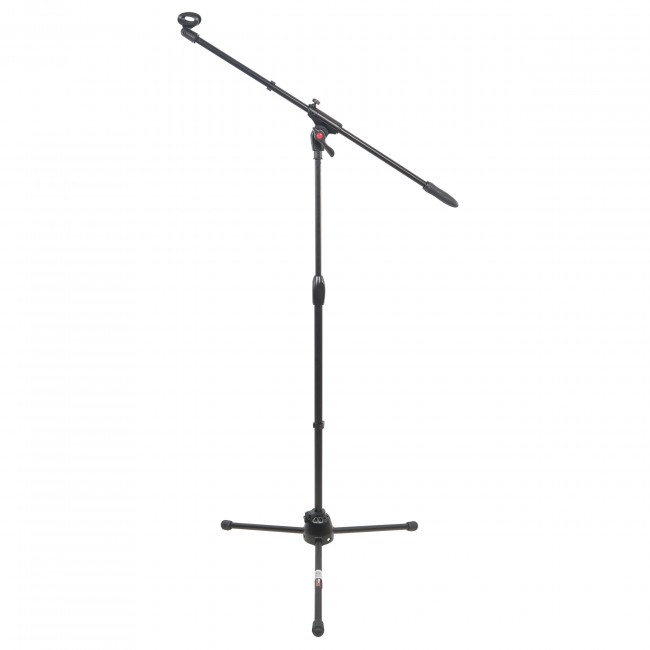 6 Ft Pro Tripod Microphone Concert Musician DJ Stand With Boom and  Mic Clip
