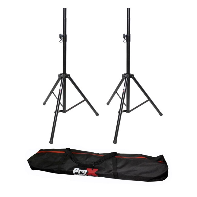 6' (72) All Metal Speaker Stand Set of 2 W/Carrying Case 