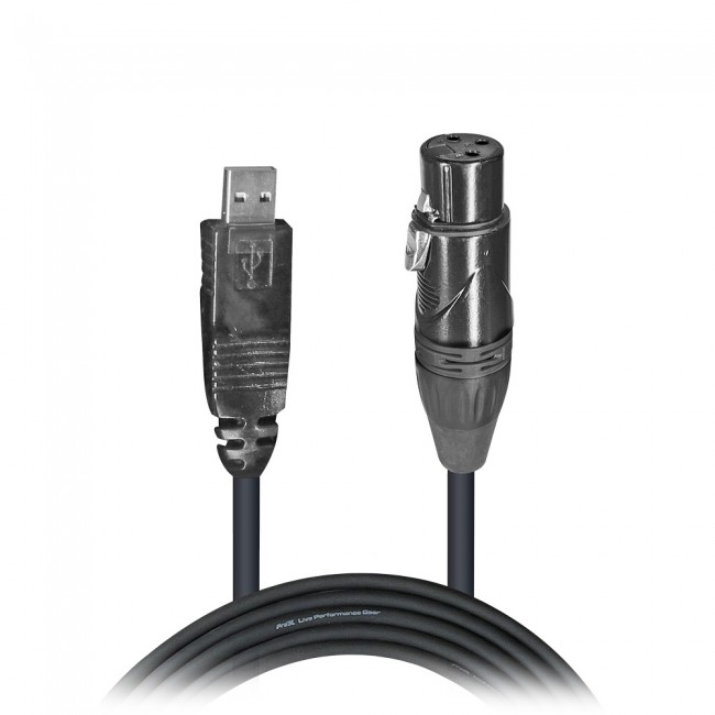 10 Ft XLR-F to USB High Performance Audio Cable 