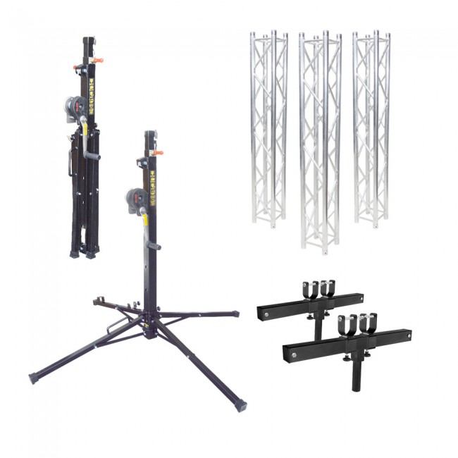 18' Ft Package of Two Fantek T-101D Top Loading Towers Includes 3x 6' F34 Truss and T-Adapters