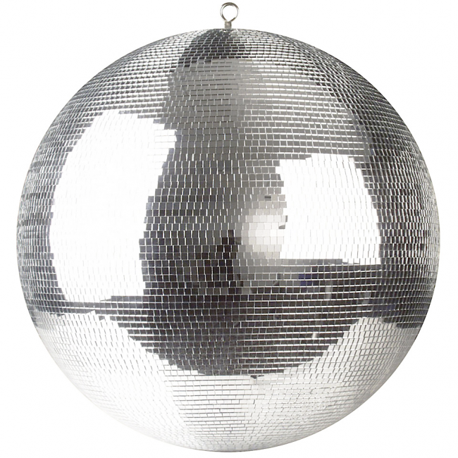 30 inch Mirror Disco Ball Bright Silver Reflective Indoor DJ
