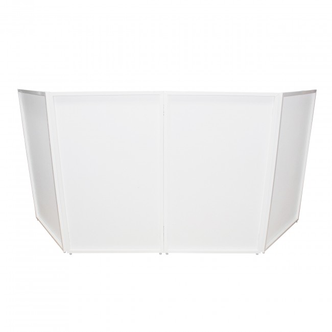 Sardoxx DJ Facade DJ Booth White&Black w/Carry Bag Portable DJ Event Facade  Foldable Cover Screen Front Board Video Light Projector Display Scrim Panel  : : Musical Instruments