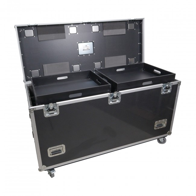 2 Sided Utility Trunk w/Adjust Shelves - ID 18x18x30 Ea Side - Road Cases