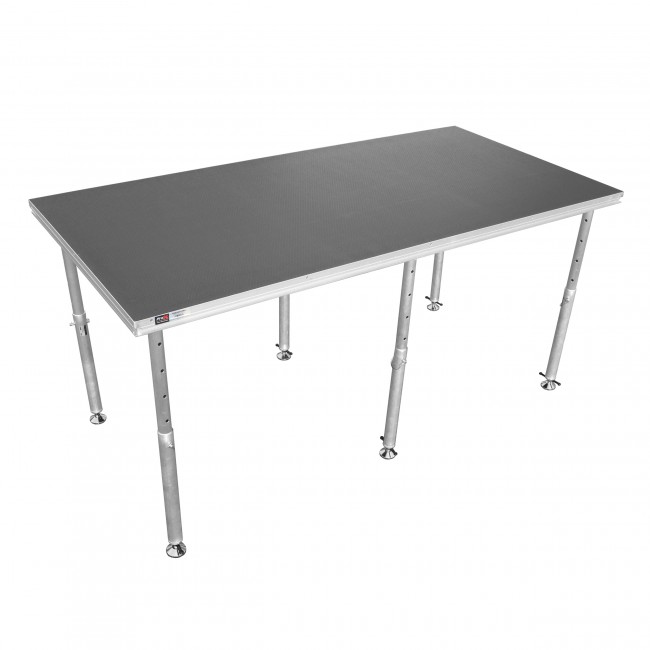 StageQ 2' x 6' Single Stage Unit Height Adjustable from 28 to 48" in.