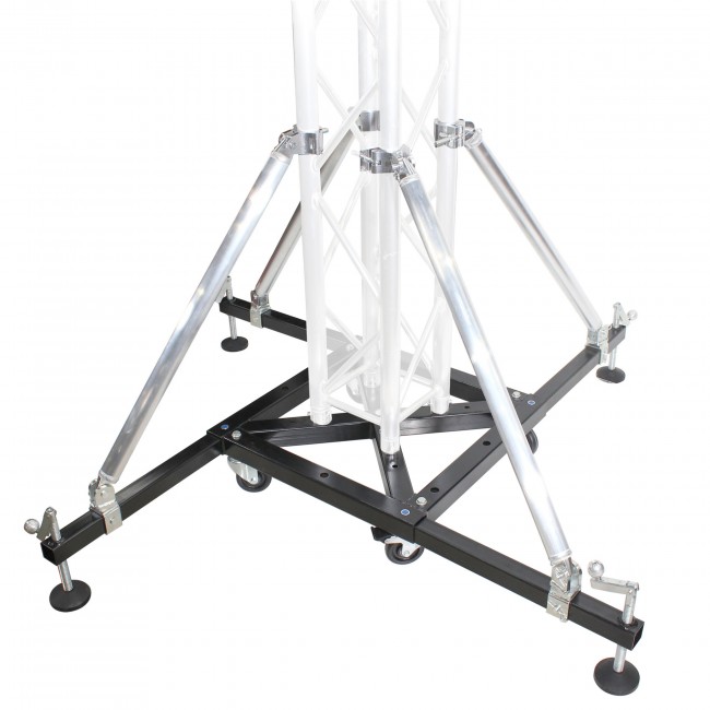 Ground Support & Leg Stabilizer Package Includes Rolling Base 4x